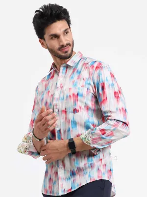 Multi Hue Printed Full Sleeve Shirt