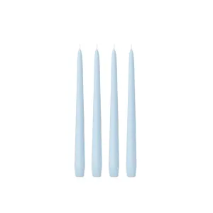 Pastel Blue 25cm Moreton Eco Taper Candles - Pack of 4