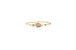 Pink Sapphire Buttercup Ring