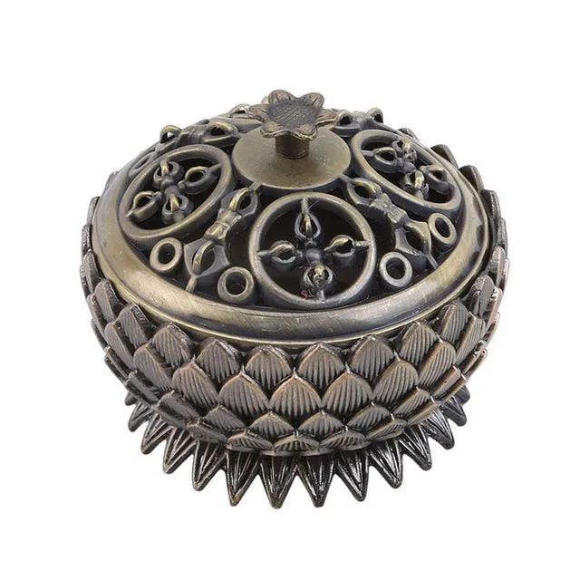 Retro Lotus Unique Incense Burner Buddha Incense Sticks Holder