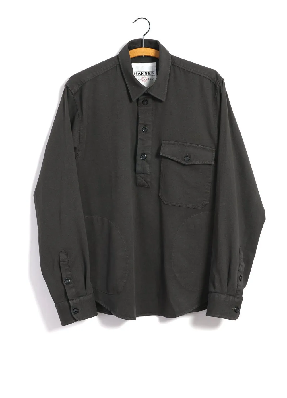 ROBERT | Casual Pull-on Shirt | Dark Forest