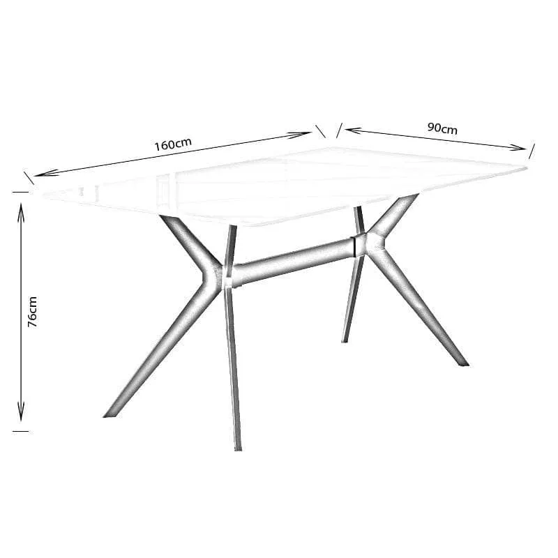 Santorini Dining Table - White