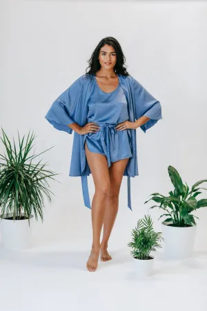 Silk Robe & Sleepwear Set