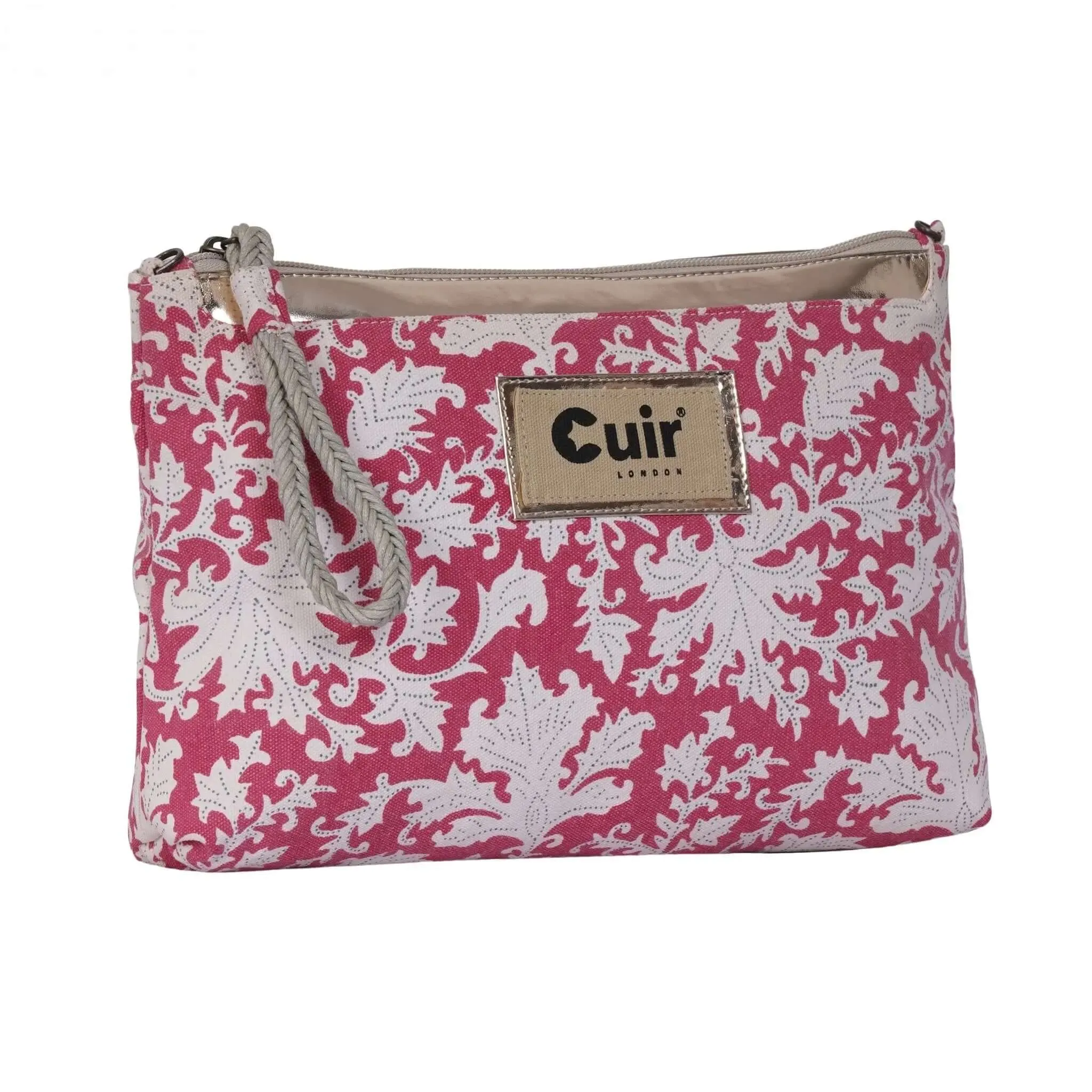 Stylish Hindi Printed Clutch Bag