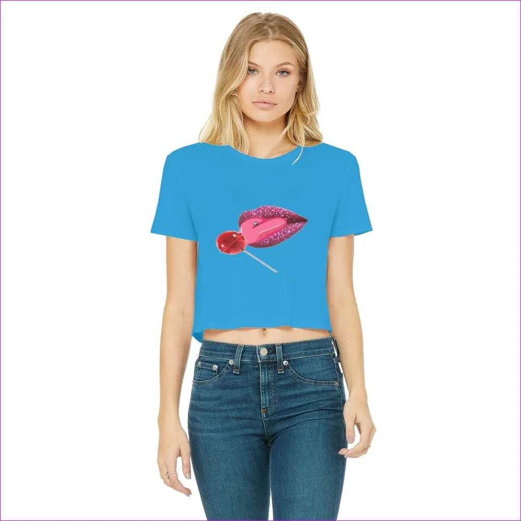 Sweet Clothing Sweet Clothing Cropped Raw Edge T-Shirt