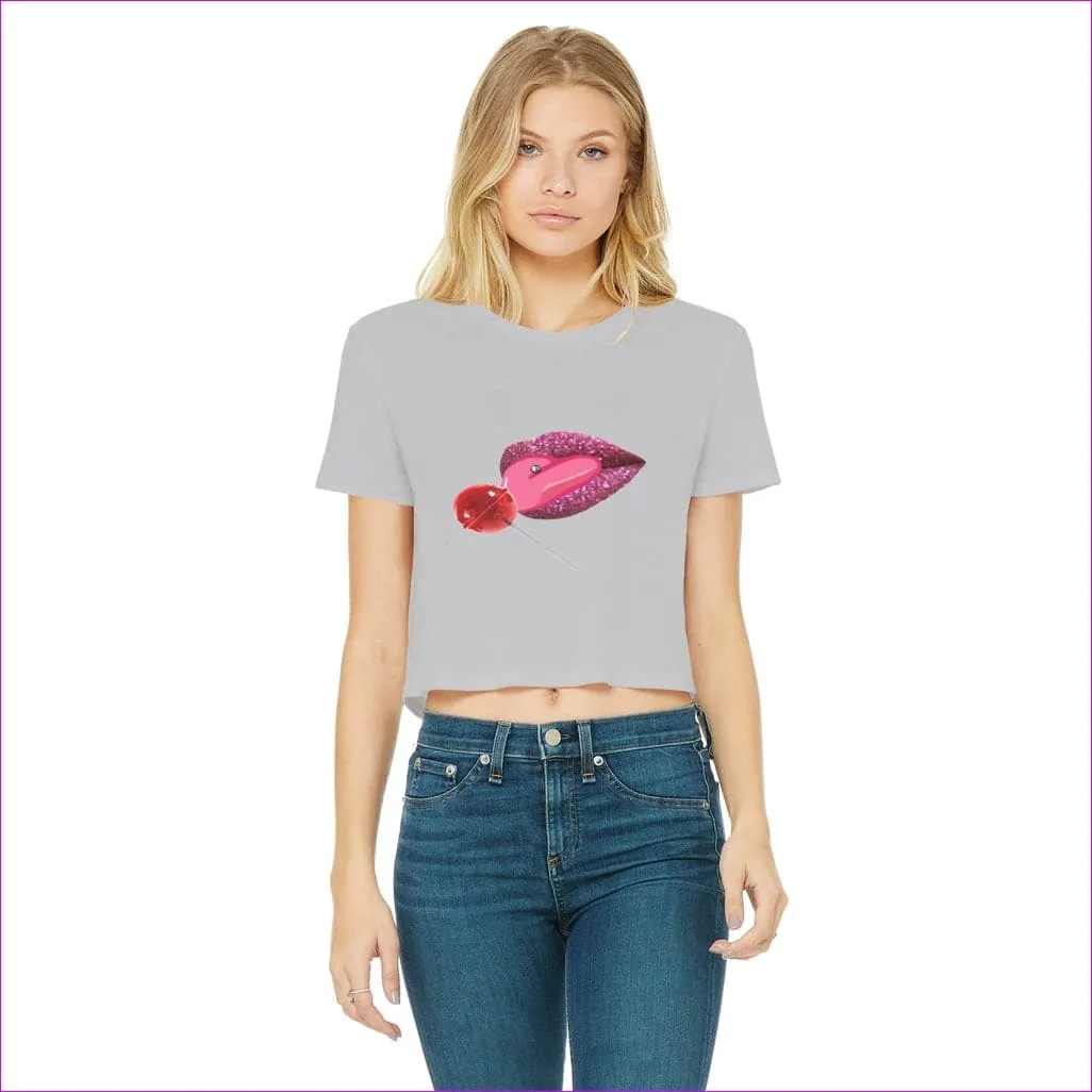 Sweet Clothing Sweet Clothing Cropped Raw Edge T-Shirt