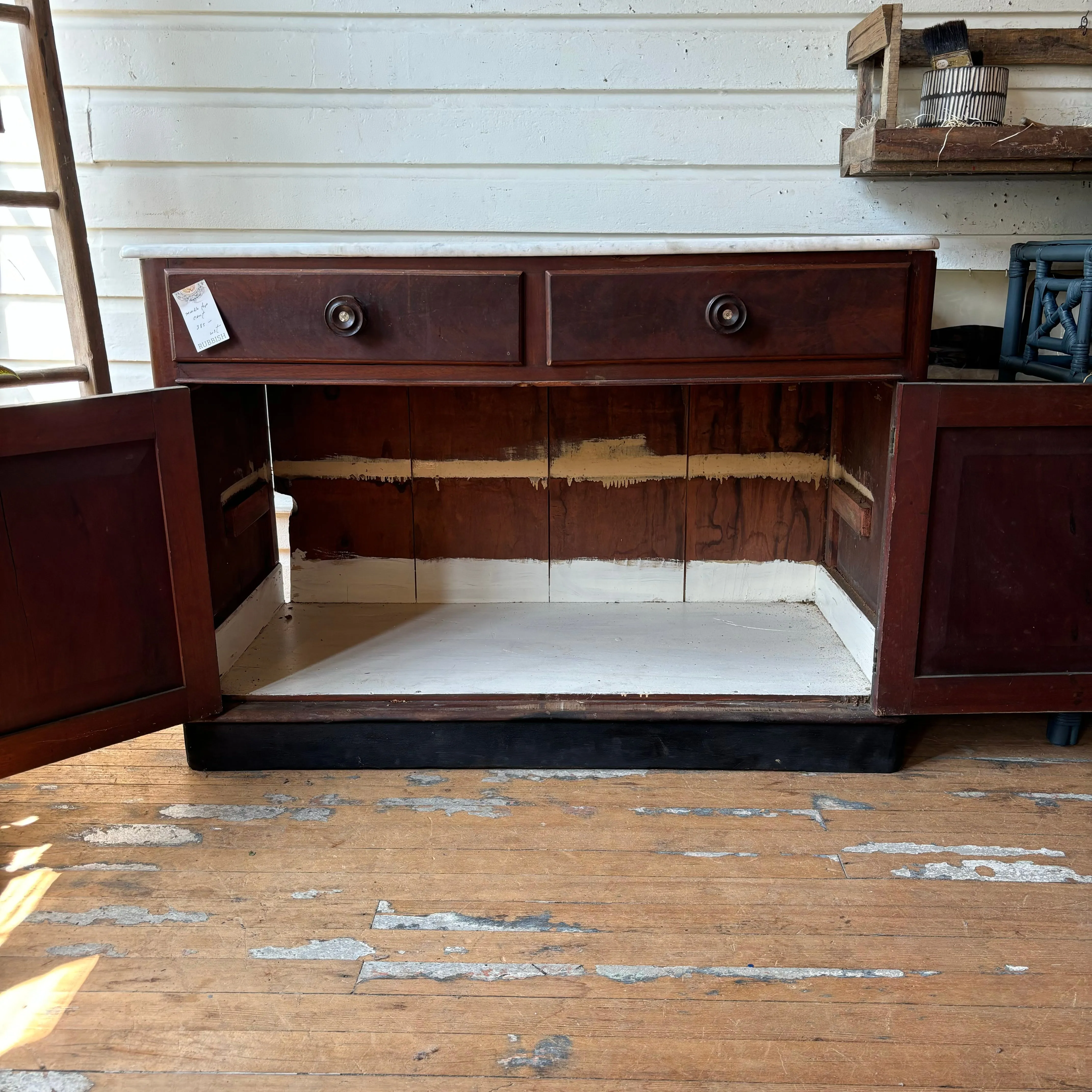 Timeless Vintage Marble Top Chest**SALE**