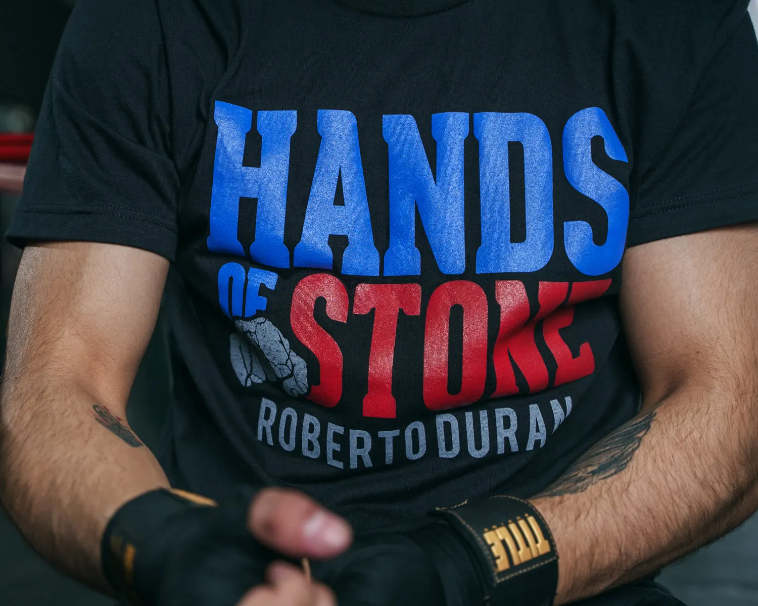 TITLE Boxing Legacy Roberto Duran "Hands of Stone" Tee