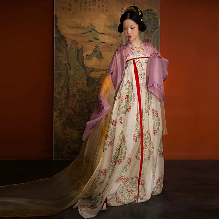 Tuan'Er 团儿 Mulberry Silk Qixiong Ruqun Historical Tang Hanfu