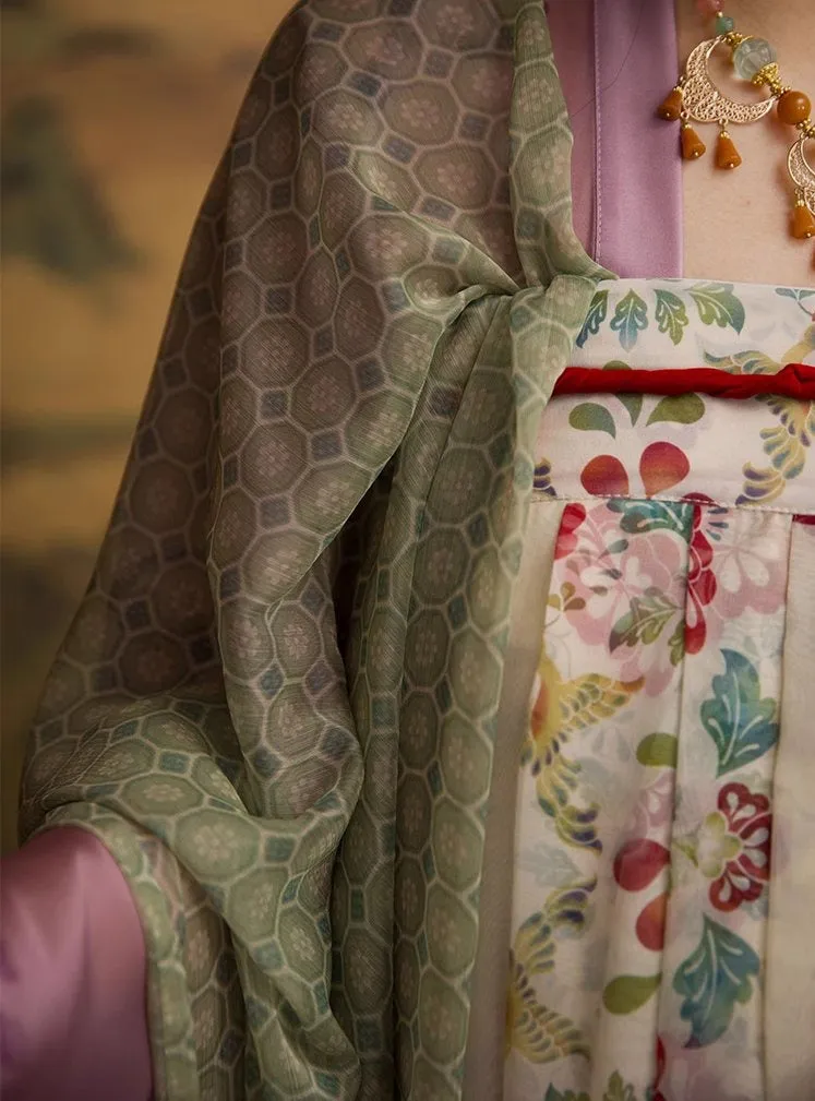 Tuan'Er 团儿 Mulberry Silk Qixiong Ruqun Historical Tang Hanfu