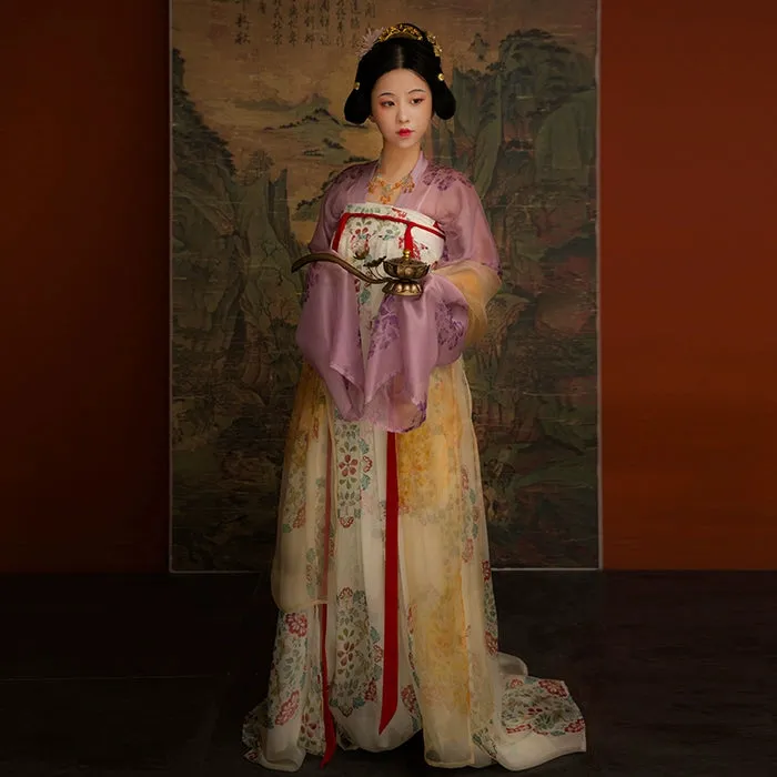 Tuan'Er 团儿 Mulberry Silk Qixiong Ruqun Historical Tang Hanfu