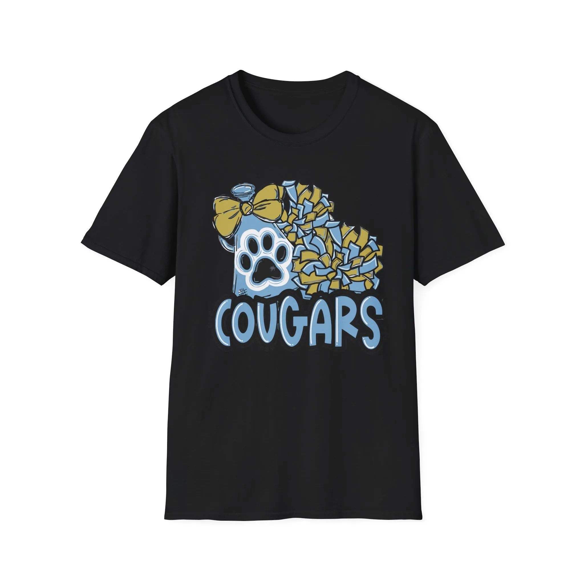 Unisex Softstyle T-Shirt - Cougars Cheer