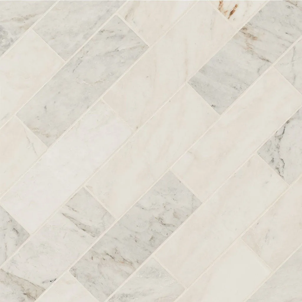 Venato White, 4" x 12" - Stone Tile