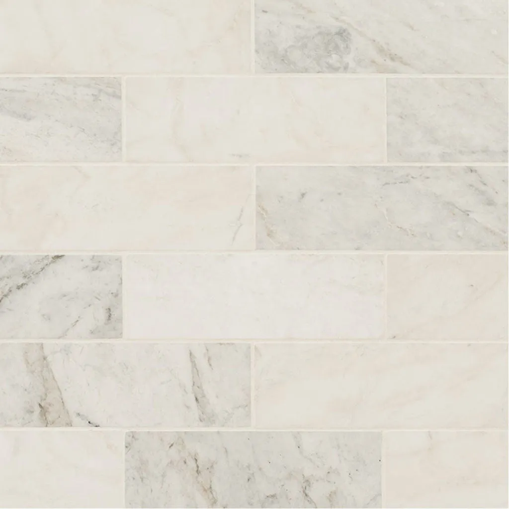 Venato White, 4" x 12" - Stone Tile