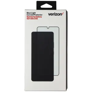 Verizon Blue Light Curved Protector for Samsung Galaxy S21 Ultra 5G