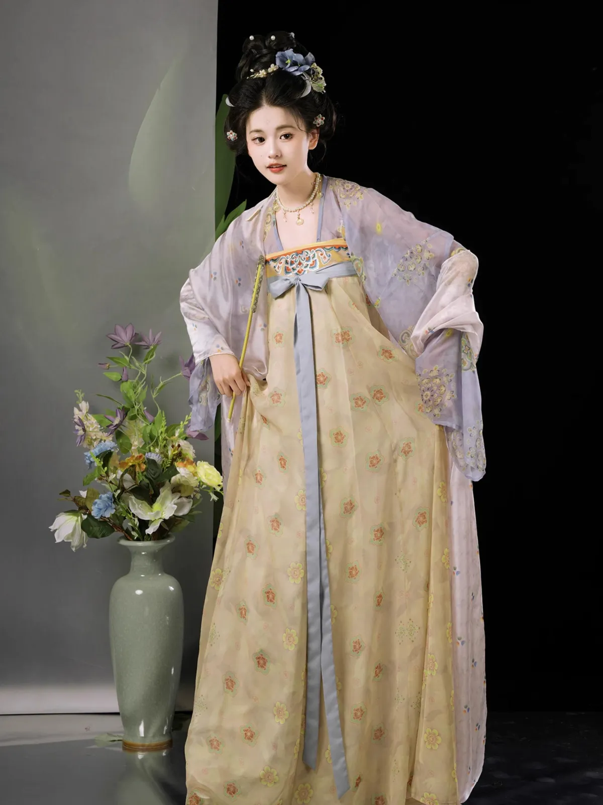 Zi Xuan 紫萱 Descendent of Nüwa Tang Dynasty Restoration Qixiong Ruqun Set