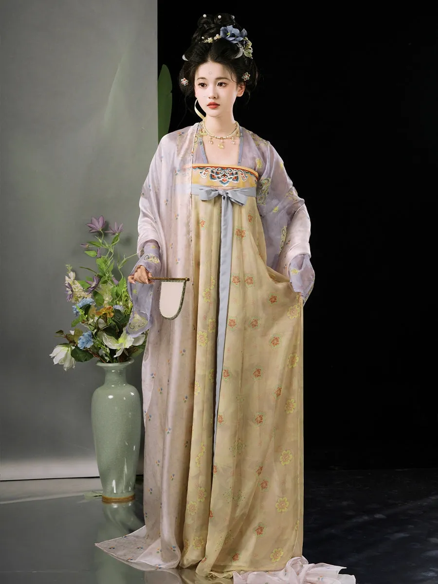 Zi Xuan 紫萱 Descendent of Nüwa Tang Dynasty Restoration Qixiong Ruqun Set